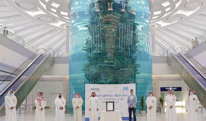 L'aéroport international roi Abdulaziz de Djeddah, inauguré en septembre dernier s’est vu octroyer mardi la certification ISO 9001: 2015 relative au système de gestion de la qualité. (Photo SPA).