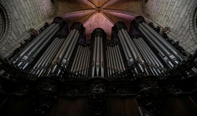 L'orgue de Notre-Dame, le plus grand de France, a résonné dans sa nef depuis 1733 (Photo, Ludovic MARIN/AFP).