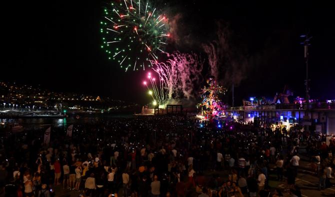 La préfecture des Alpes-Maritimes a indiqué avoir mis en place un dispositif de sécurité à la fois terrestre, aérien et maritime pour le feu d'artifice de Nice le 15 août (Photo, archives/AFP).