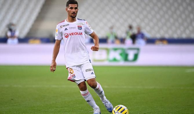 Aouar rejoint en 2009 le centre de formation de l'Olympique lyonnais avant de signer en 2016 son premier contrat professionnel (Photo, AFP).