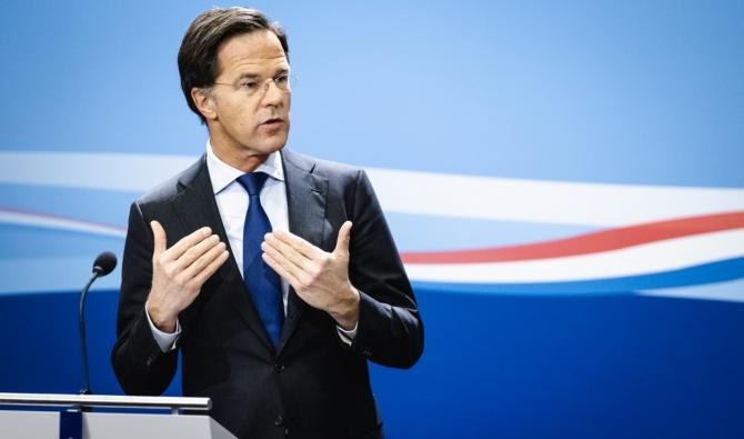 «Les Pays-Bas aimeraient bien sûr, après le Brexit, jouer un rôle particulier dans cette relation avec l'Amérique, non seulement en tant que porte d'entrée physique mais aussi politique vers l'Europe», a déclaré Mark Rutte (Photo, AFP).