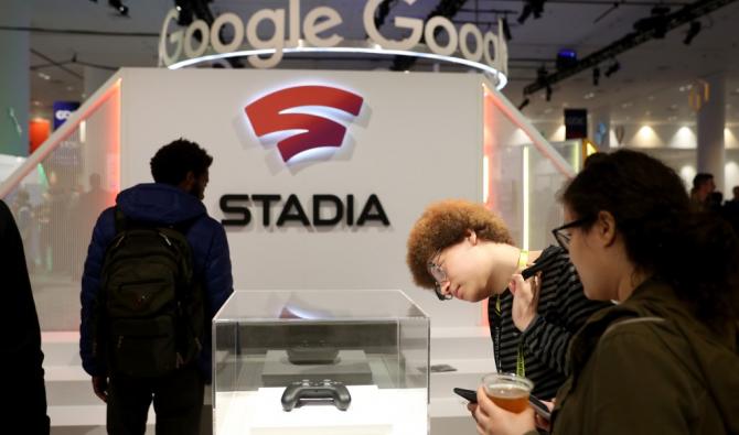 Google a lancé fin 2019 Stadia, un service qui permet de jouer à distance à des jeux de même qualité que sur des consoles, sans avoir besoin de télécharger ou acheter des équipements coûteux (Photo, AFP).