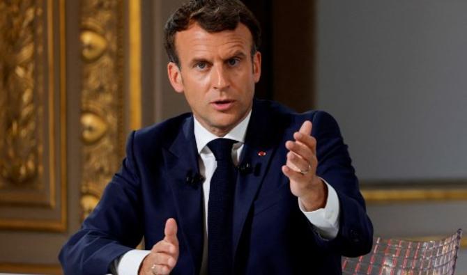 Le président français Emmanuel Macron lors d'une conférence de presse avant le sommet du G7, au palais présidentiel de l'Élysée à Paris, le 10 juin 2021 (Photo, AFP)