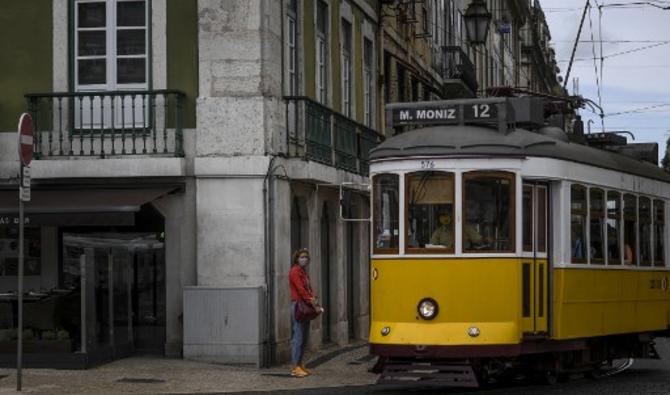 Un tramway dans le centre-ville de Lisbonne, au centre-ville de Lisbonne, le 18 juin 2021 (Photo, AFP)