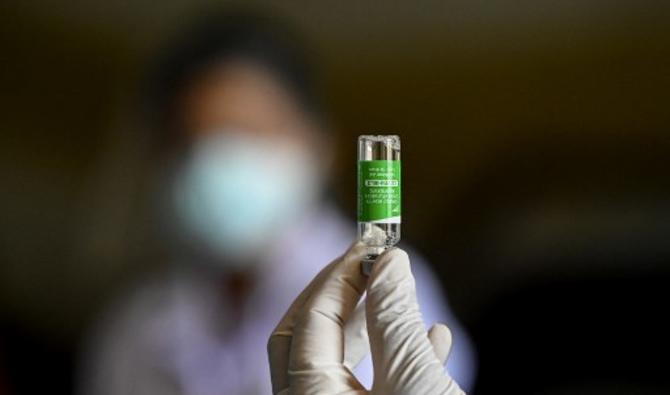 La version indienne du vaccin AstraZeneca, Covieshield,  dans un centre de vaccination à Colombo, le 28 juin 2021 (Photo, AFP) 