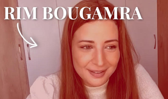 La journaliste et présentatrice d'Al Arabiya, Rim Bougamra (capture d'écran)