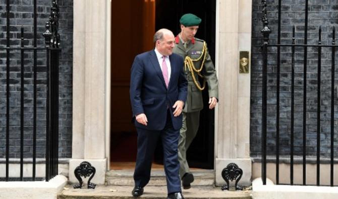 Le ministre de la Défense Ben Wallace quitte le 10 Downing Street, le 15 septembre 2021 (Photo, AFP) 