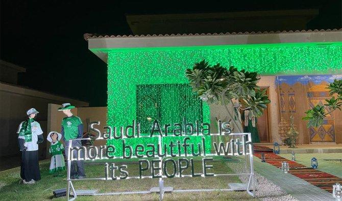 Le complexe de Saudi Aramco à Dhahran a organisé un concours de décoration pour la fête nationale, auquel ont participé les occupants de plus de 50 maisons (Photo fournie) 