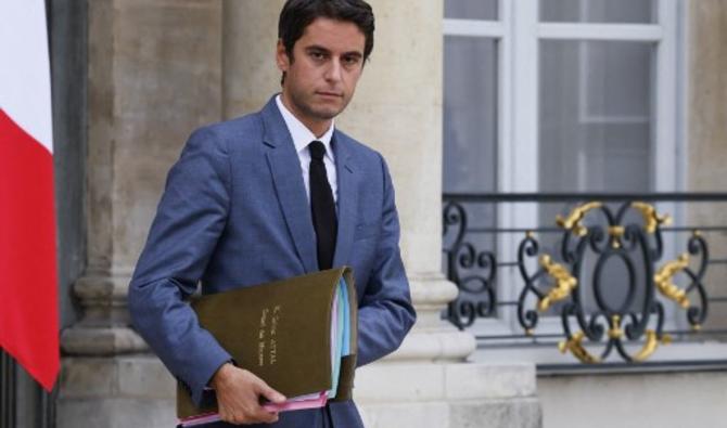 Le porte-parole du gouvernement français Gabriel Attal à Paris, le 7 octobre 2021 (Photo, AFP) 