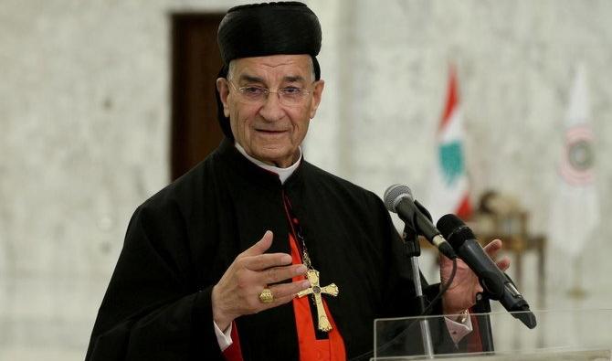 Le patriarche maronite libanais Béchara Boutros Al-Rai s’exprimant après avoir rencontré le président Michel Aoun au palais présidentiel de Baabda, Liban, le 15 juillet 2020. (Reuters) 