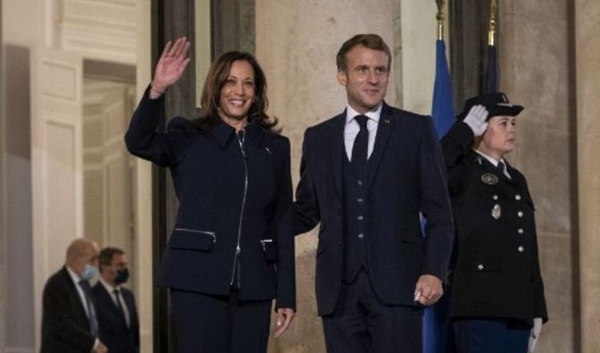 Emmanuel Macron a reçu la vice-présidente américaine Kamala Harris, le 10 novembre 2021 (Photo, AFP)