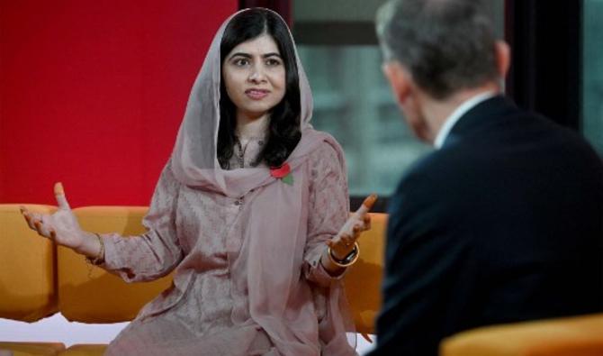La militante pakistanaise des droits des femmes Malala Yousafzai, à la BBC (Photo, AFP)