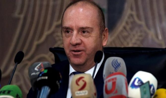 Le ministre syrien du Tourisme Mohammed Rami Martini s'exprime lors d'une conférence de presse à Damas, le 24 novembre 2021. (Photo, AFP)