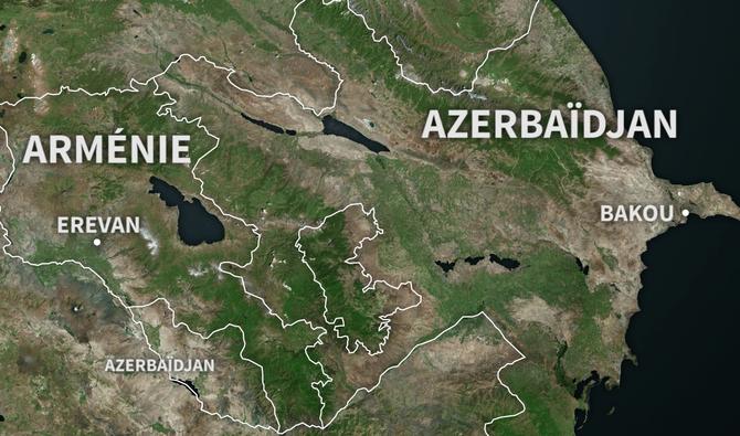 Ces affrontements entre l'Azerbaïdjan et l'Arménie ont éclaté après plusieurs semaines d'escalade, faisant craindre la reprise d'une sanglante guerre qui a opposé l'an dernier ces deux pays rivaux du Caucase dans l'enclave du Nagorny-Karabakh. (Graphique, AFP)