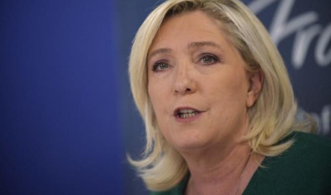 Marine Le Pen tient une conférence de presse sur l'immigration dans le cadre de sa campagne à Paris, le 2 décembre 2021. (Photo, AFP)