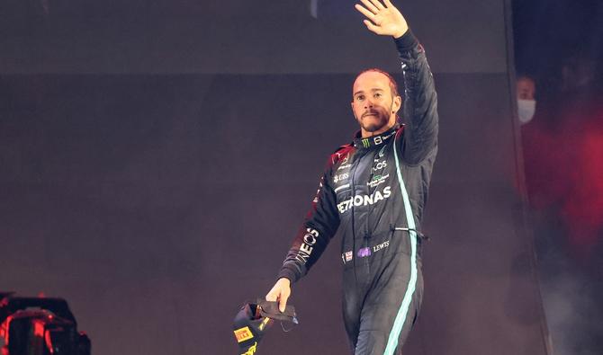Lewis Hamilton a remporté le Grand Prix d'Arabie saoudite de Formule. (Photo, AFP)