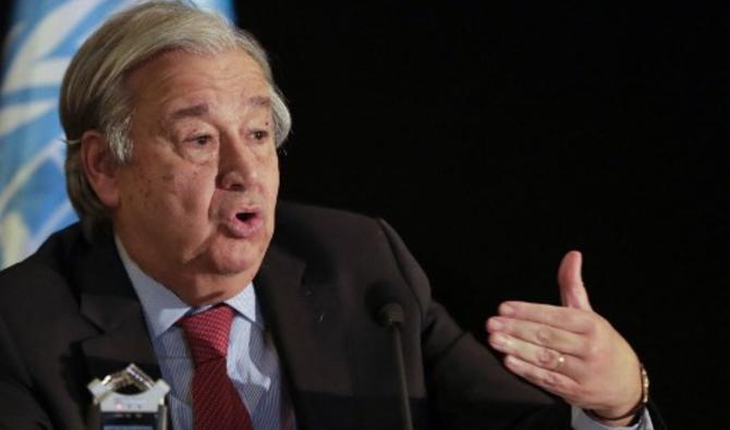 Le chef de l'ONU Antonio Guterres. (Photo, AFP)