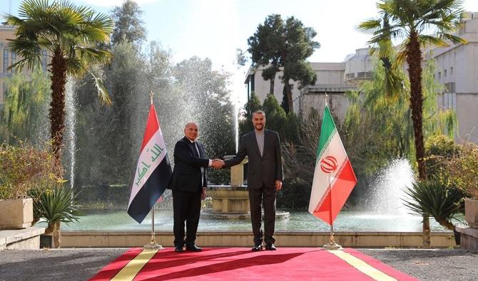 Le ministre iranien des Affaires étrangères, Hossein Amir-Abdollahian, a reçu jeudi son homologue irakien, Fouad Hussein, dans la capitale Téhéran. (Photo, AFP) 