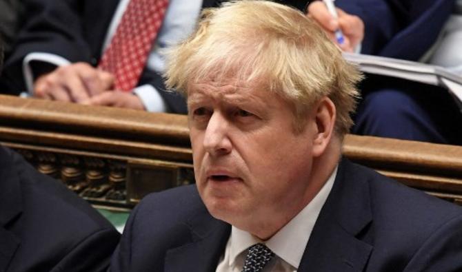 Le Premier ministre britannique Boris Johnson à la Chambre des communes à Londres, le 12 janvier 2022. (Photo, AFP)