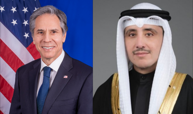 Le secrétaire d’État américain, Antony Blinken, s’est entretenu au téléphone avec son homologue koweïtien, cheikh Ahmed Nasser al-Mohammed al-Sabah. (Photo, Wikipédia, Ministère koweïtien des Affaires étrangères) 