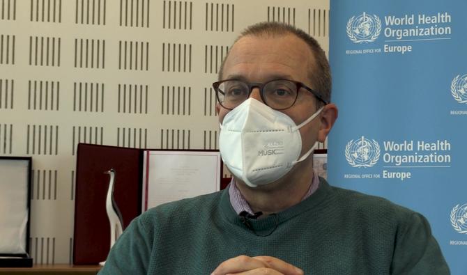 Hans Kluge, directeur-régional pour l'Europe, OMS. (Photo, AFP)