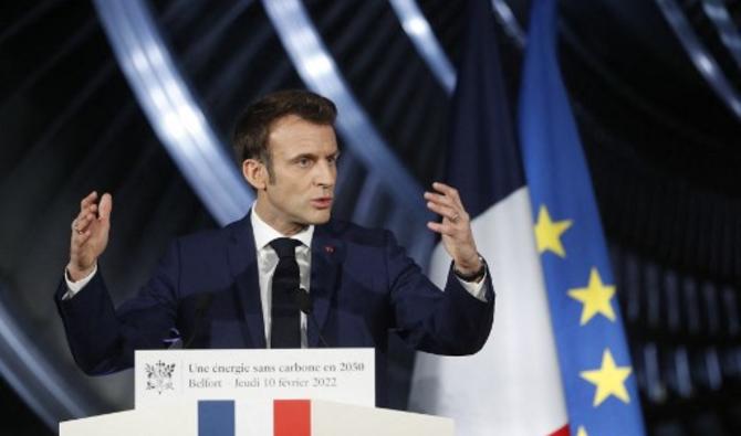 Emmanuel Macron a annoncé jeudi l'objectif de doter la France d'une cinquantaine de parcs éoliens en mer pour «viser 40 gigawatts en service en 2050». (Photo, AFP) 