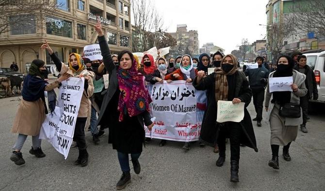 Tamana Zaryabi Paryani, Parwana Ibrahimkhel, Zahra Mohammadi et Mursal Air Vent portées disparus après avoir participé à un rassemblement anti-talibans. (Ficher, AFP)
