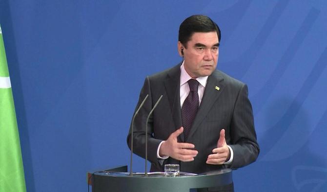 Le président du Turkménistan Gourbangouly Berdymoukhamedov a amorcé samedi un passage de témoin avec l'annonce d'une présidentielle anticipée en mars, son fils faisant figure de dauphin même si aucune annonce n'a encore été faite. (Photo, AFP)