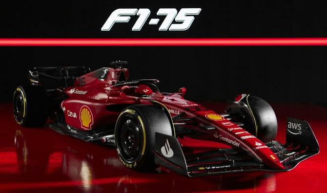 Ferrari a présenté officiellement sa nouvelle monoplace de F1, dénommée F1-75, le 17 février 2022. (Photo, AFP)