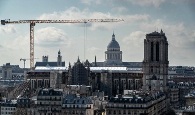 La cathédrale Notre-Dame de Paris et le Panthéon en arrière-plan, le 9 mars 2022. (Photo, AFP)