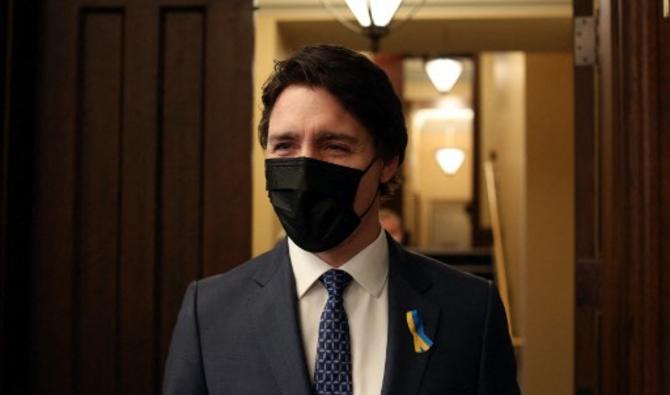 Le Premier ministre canadien Justin Trudeau arrive à la Chambre des communes le 15 mars 2022 à Ottawa, au Canada. (Photo, AFP)