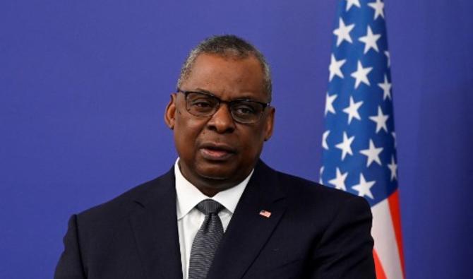 Le ministre américain de la Défense, Lloyd Austin s'exprime lors d'une conférence de presse conjointe avec le Premier ministre bulgare à Sofia, le 19 mars 2022. (Photo, AFP)