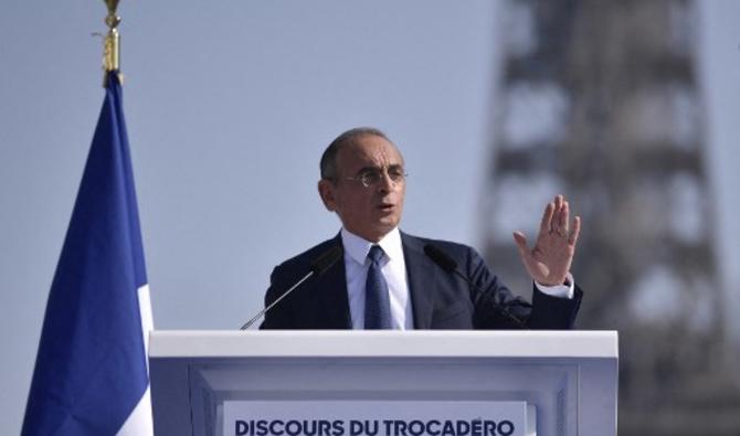Eric Zemmour au Trocadéro à Paris. (Photo, AFP)