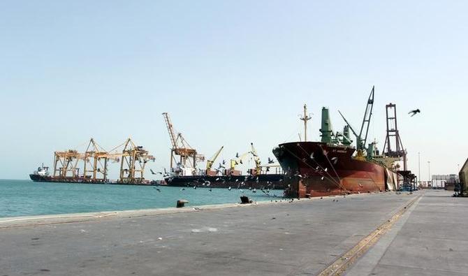 Un navire amarré au port de Hodeidah, en mer Rouge, au Yémen, le 23 mars 2017. (Reuters) 