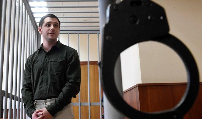 Trevor Reed avait été condamné en juillet 2020 à neuf ans de prison pour avoir agressé en août 2019, alors qu'il était en état d'ébriété, deux policiers appelés sur les lieux d'une fête à Moscou. (Photo, AFP)