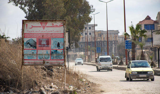 Après la défaite de Daech, les Forces démocratiques syriennes et leurs alliés internationaux ont eu pour lourde tâche d’éliminer les mines terrestres et autres munitions non explosées du champ de bataille afin que les familles puissent retourner chez elles. (Ali Ali) 