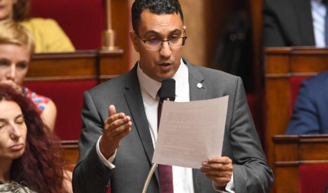 M'jid El Guerrab prend la parole lors d'une session de questions au gouvernement à l'Assemblée nationale à Paris, le 3 juillet 2018. (Photo, AFP)