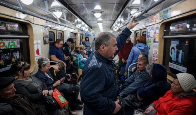 Le métro de Kharkiv, ville de 1,4 million d'habitants avant la guerre, accueillait 158 millions de personnes par an sur ses trois lignes avec une trentaine de stations. (Photo, AFP)