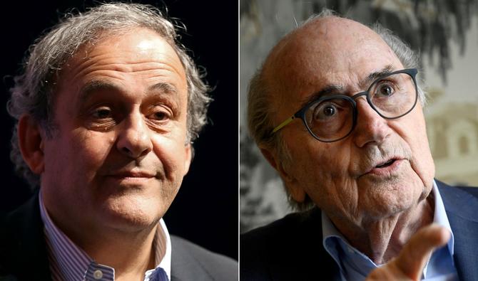 Le parquet suisse a requis un an et huit mois de prison avec sursis contre Michel Platini et l'ex-président de la Fifa Sepp Blatter. (Photo, AFP)