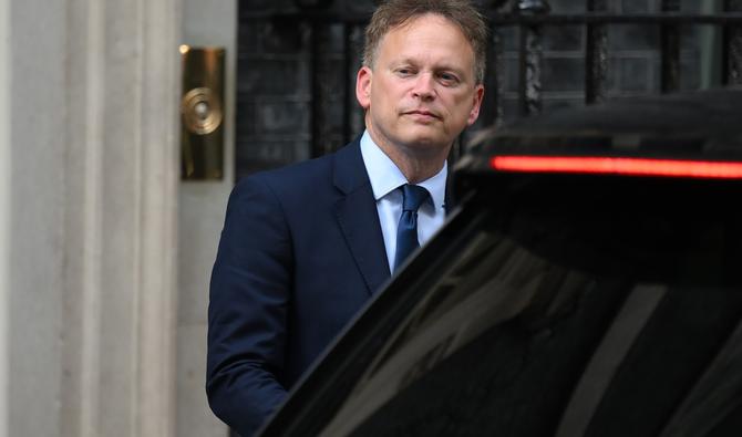 Le ministre des Transports Grant Shapps quitte le 10 Downing Street, dans le centre de Londres, le 6 juillet 2022. (Photo, AFP)
