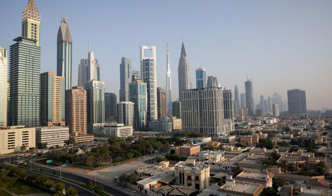 Une vue d’ensemble du Burj Khalifa et du centre-ville de Dubaï, aux Émirats arabes unis, le 12 juin 2021. (Reuters)