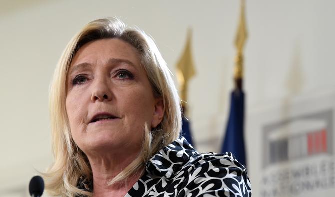 La dirigeante du parti d'extrême droite français Rassemblement national (RN) Marine Le Pen donne une conférence de presse à l'Assemblée nationale à Paris, le 2 août 2022.  (Photo, AFP)