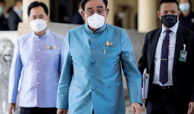 Le Premier ministre thaïlandais Prayut Chan-O-Cha après sa réunion hebdomadaire du cabinet à la Maison du gouvernement à Bangkok, le 23 août 2022. (Photo, AFP)