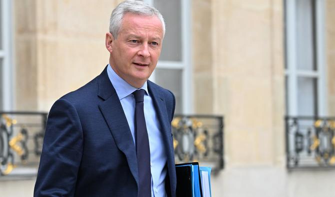 Le ministre français de l'Economie et des Finances Bruno Le Maire, le 26 septembre 2022. (Photo, AFP)