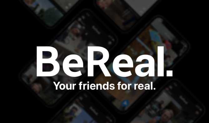 BeReal, un réseau social créé par deux Français, qui promet une expérience sans filtre, loin du vernis d'Instagram. (Photo, bere.al) 