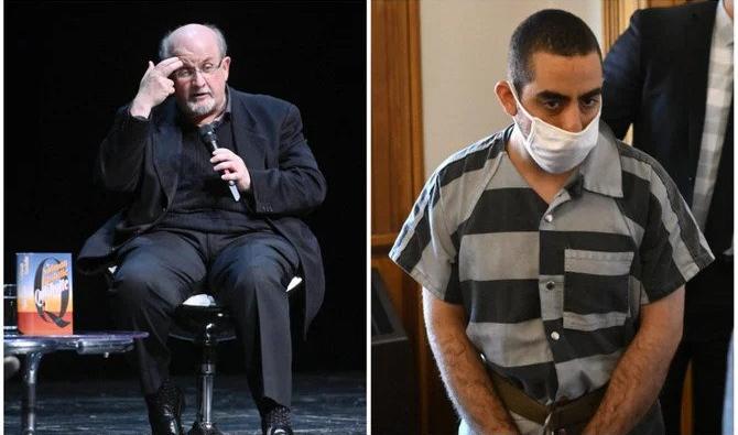 Des enquêtes sur le mobile de l'attaque contre Salman Rushdie (à gauche) de l'agresseur présumé, Hadi Matar (à droite), sont en cours. (Photo d'archives/AFP)