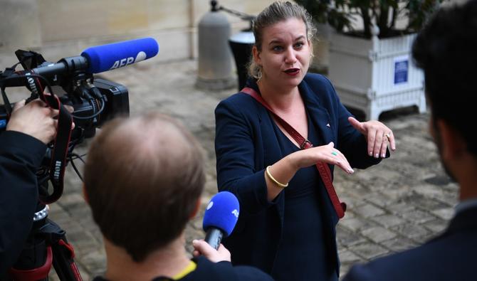 La patronne du groupe LFI, Mathilde Panot. (Photo, AFP)