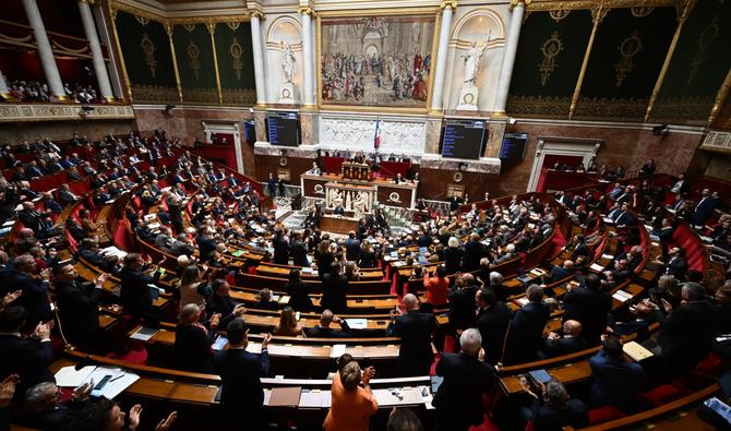 Le ministre français de l'Intérieur Gérald Darmanin s'exprime lors d'une séance de questions au gouvernement à l'Assemblée nationale à Paris, le 25 octobre 2022. (Photo, AFP)