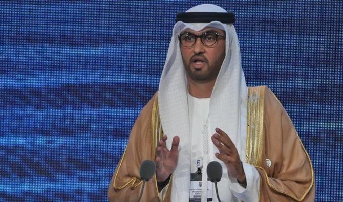 Le directeur général et PDG du groupe Abu Dhabi National Oil Company (Adnoc), Sultan Ahmed al-Jaber. (Photo, AFP)