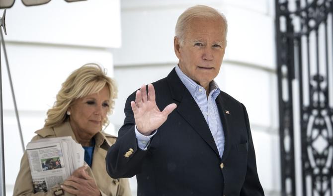 Le président américain Joe Biden et la première dame Jill Biden, le 3 octobre 2022 à Washington, DC. (Photo, AFP)